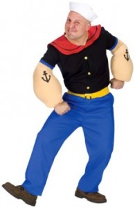 Popeye the Sailor Man Costume