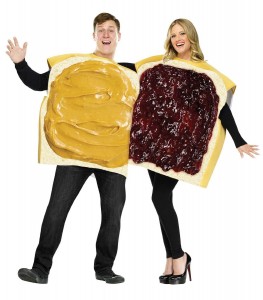 Peanut Butter and Jelly Sandwich Couples Costume